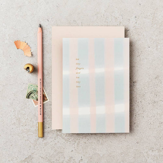 Ten Tiny Fingers Greeting Card