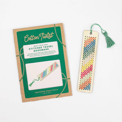 DIY Craft Kit: Make Your Own Stitched Tassel Bookmark