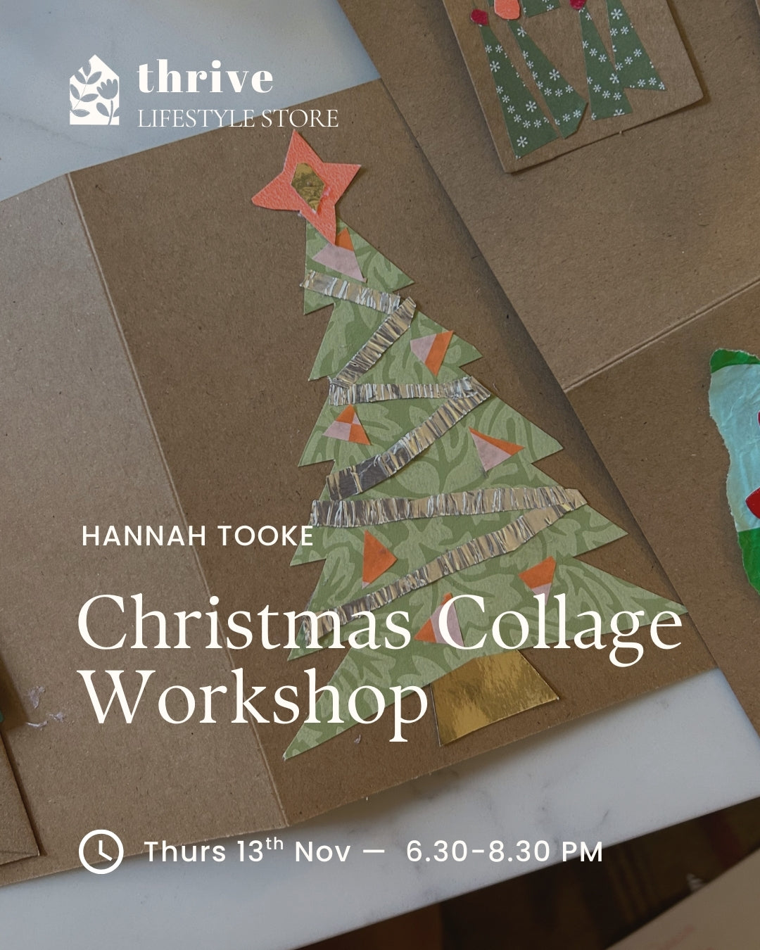 Christmas Collage Workshop - Thursday 13th November 18.30-20.30