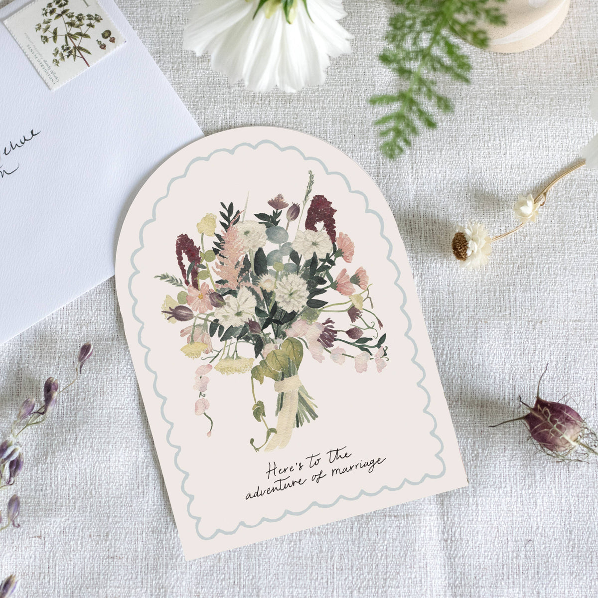 'Marriage Adventure' Wedding Card