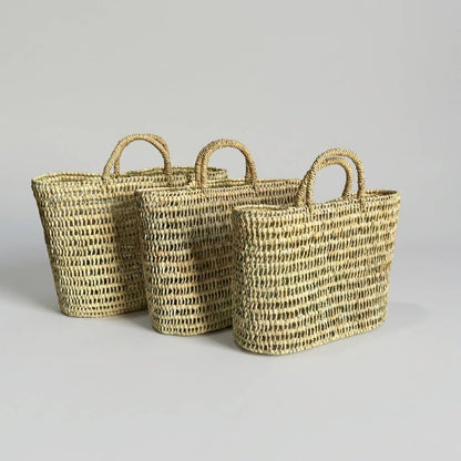 Boho Beach Basket Bag