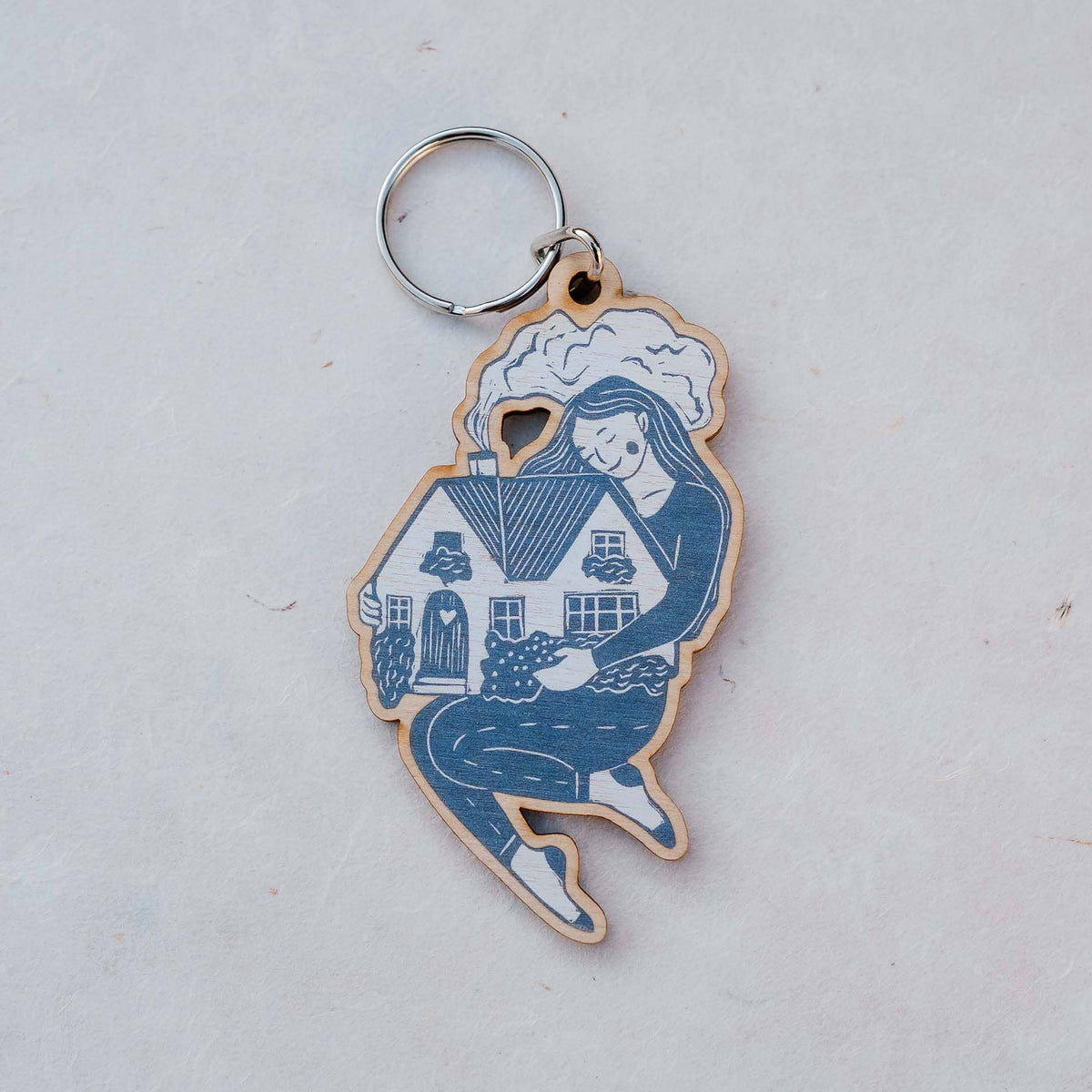 Cosy Home Wooden Keyrings