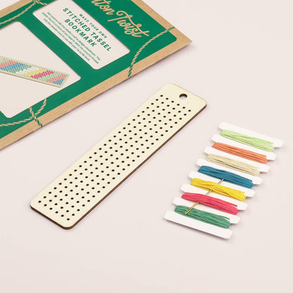 DIY Craft Kit: Make Your Own Stitched Tassel Bookmark