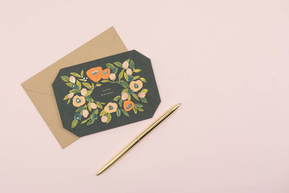 Floral Happy Birthday Card