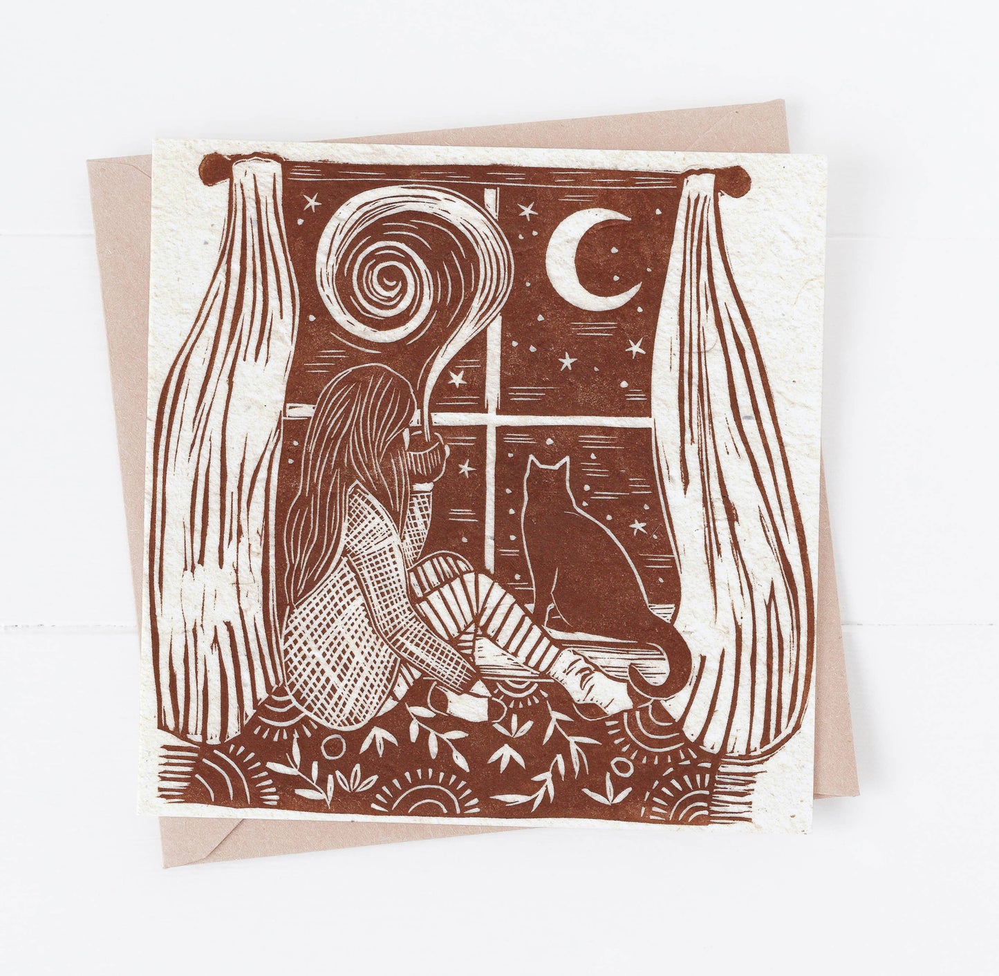 Night Draws In Card