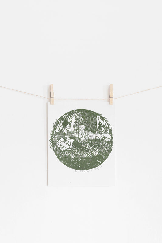'The Gardeners' Riso A4 Print