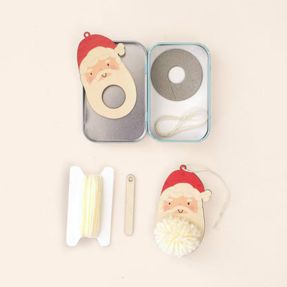 Make Your Own Pom Pom Santa Decoration Kit