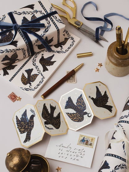 Dove Concertina Mini Card