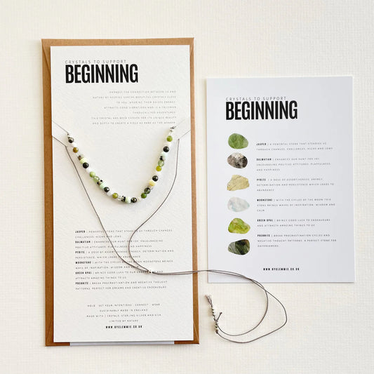 'Beginning' Crystal Necklace