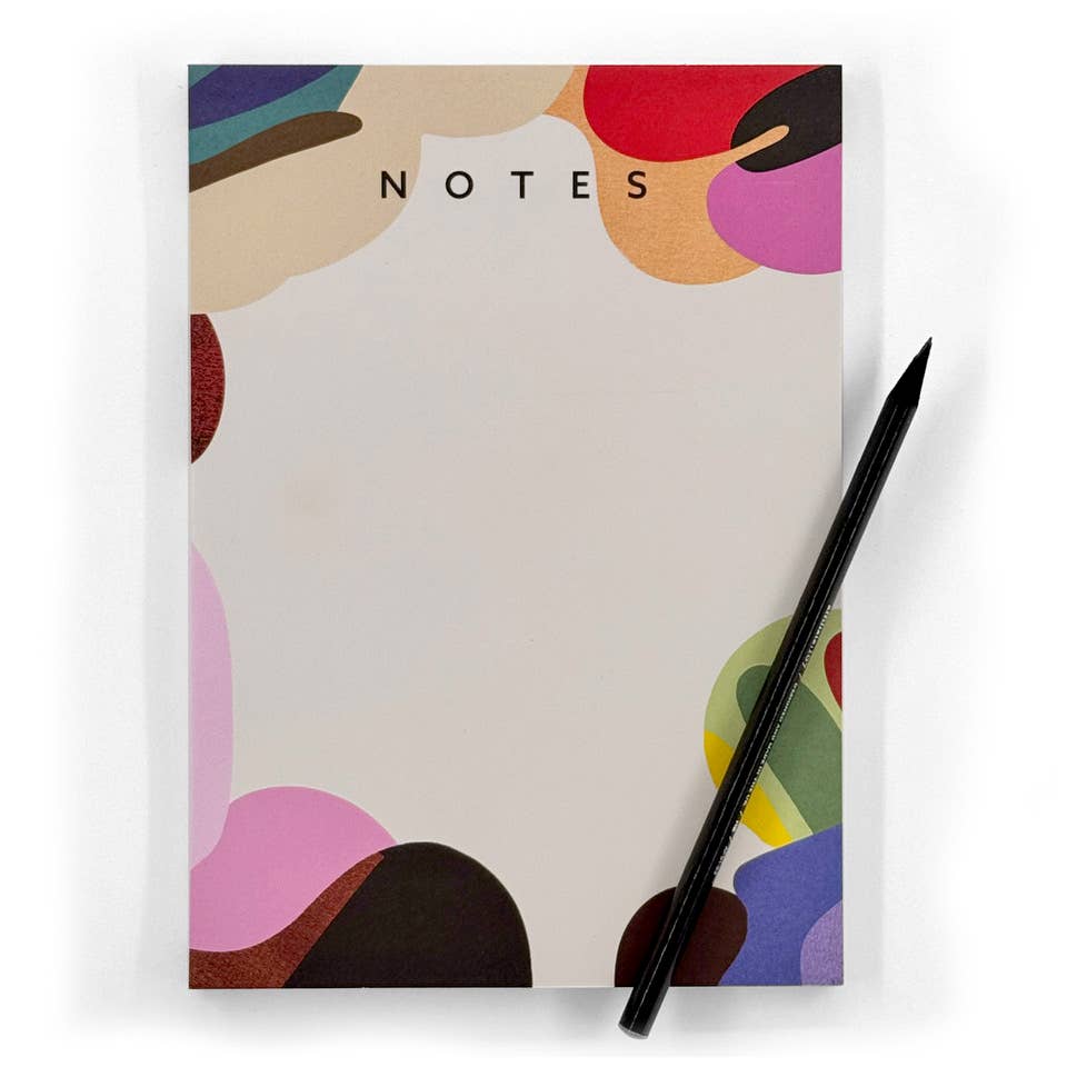 Assemblage Abstract Art Plain A5 Notepad