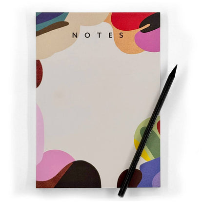 Assemblage Abstract Art Plain A5 Notepad