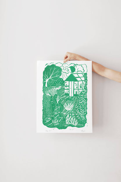 'Dig It' Riso A3 Print