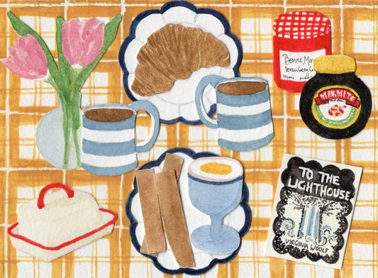 Tulips & Woolf Greetings Card