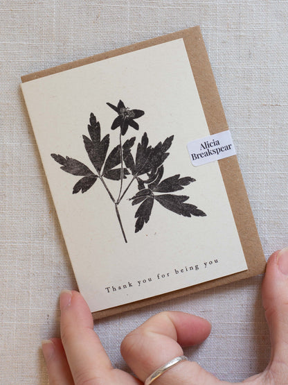 Mini Thankyou For Being You Card