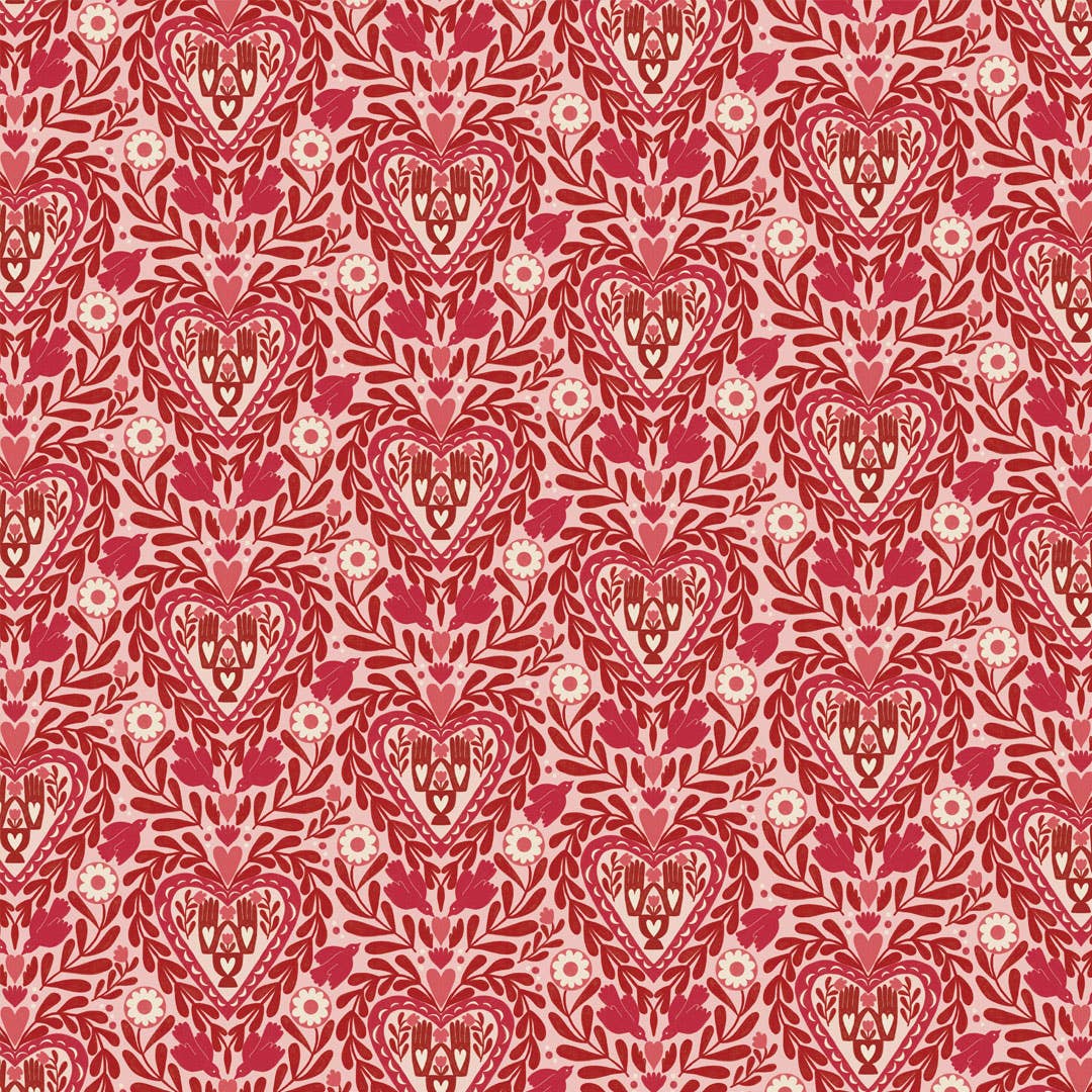 Paper Cut Heart Gift Wrap