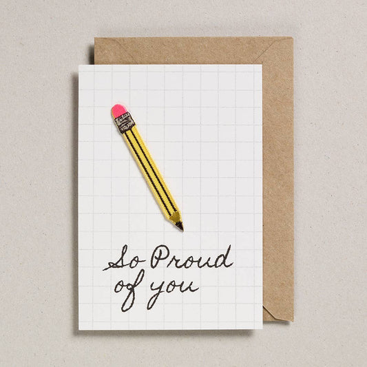 So Proud of You pencil card