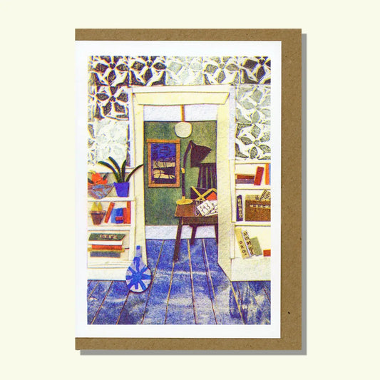 Blue Interior Card