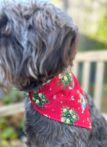 Beatrix/Gold Leaves Reversible Dog Bandana