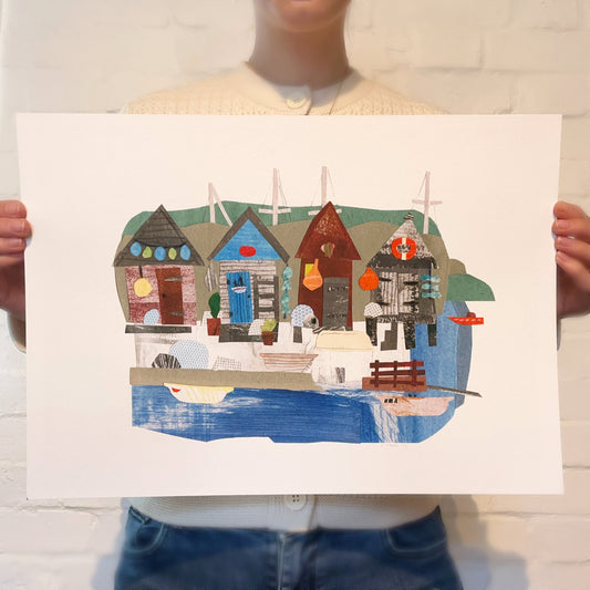 Ferry Huts Print