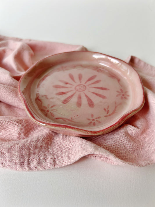 Pink Trinket Dish