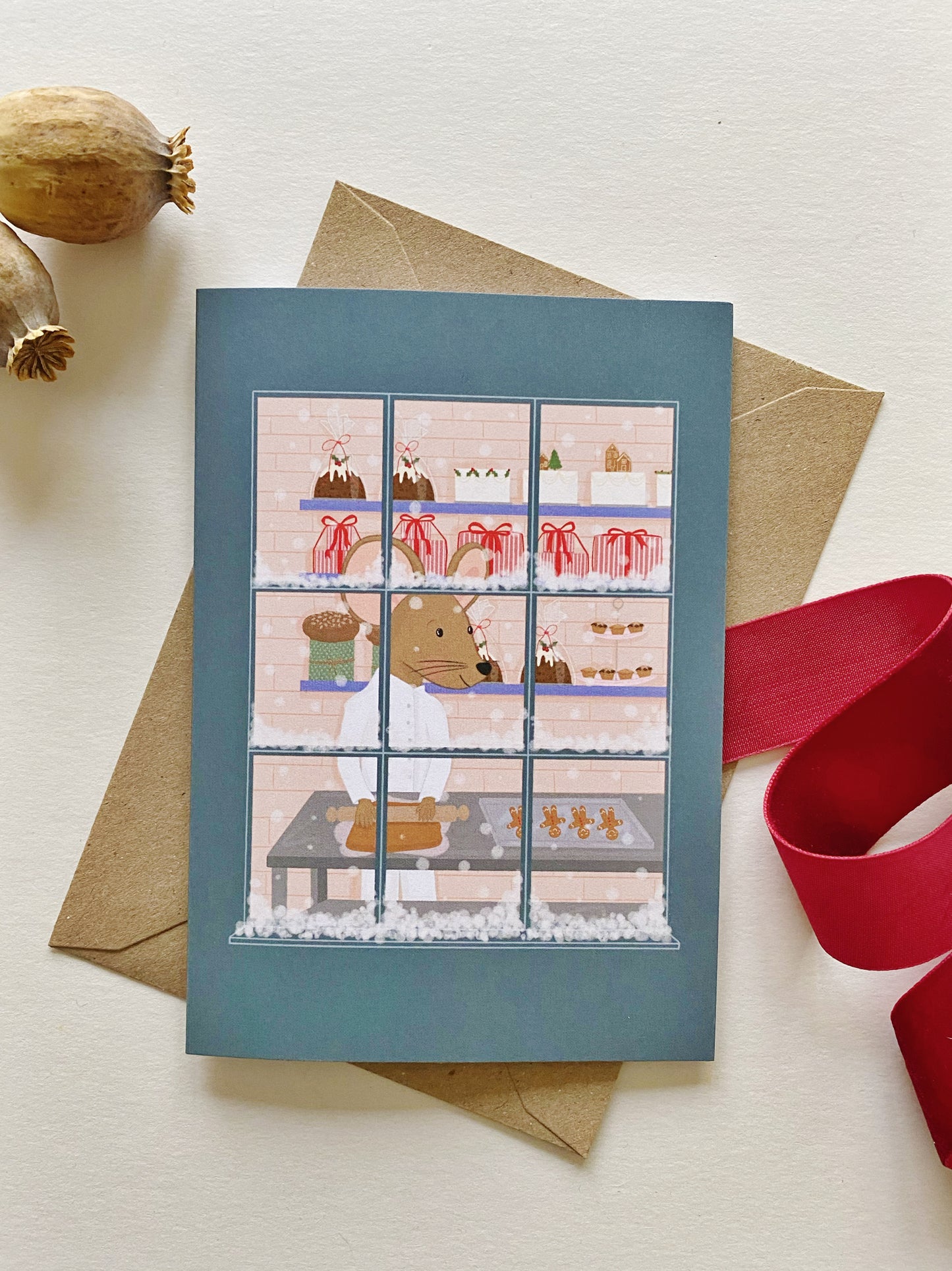 ‘Bakery’ Mice Card