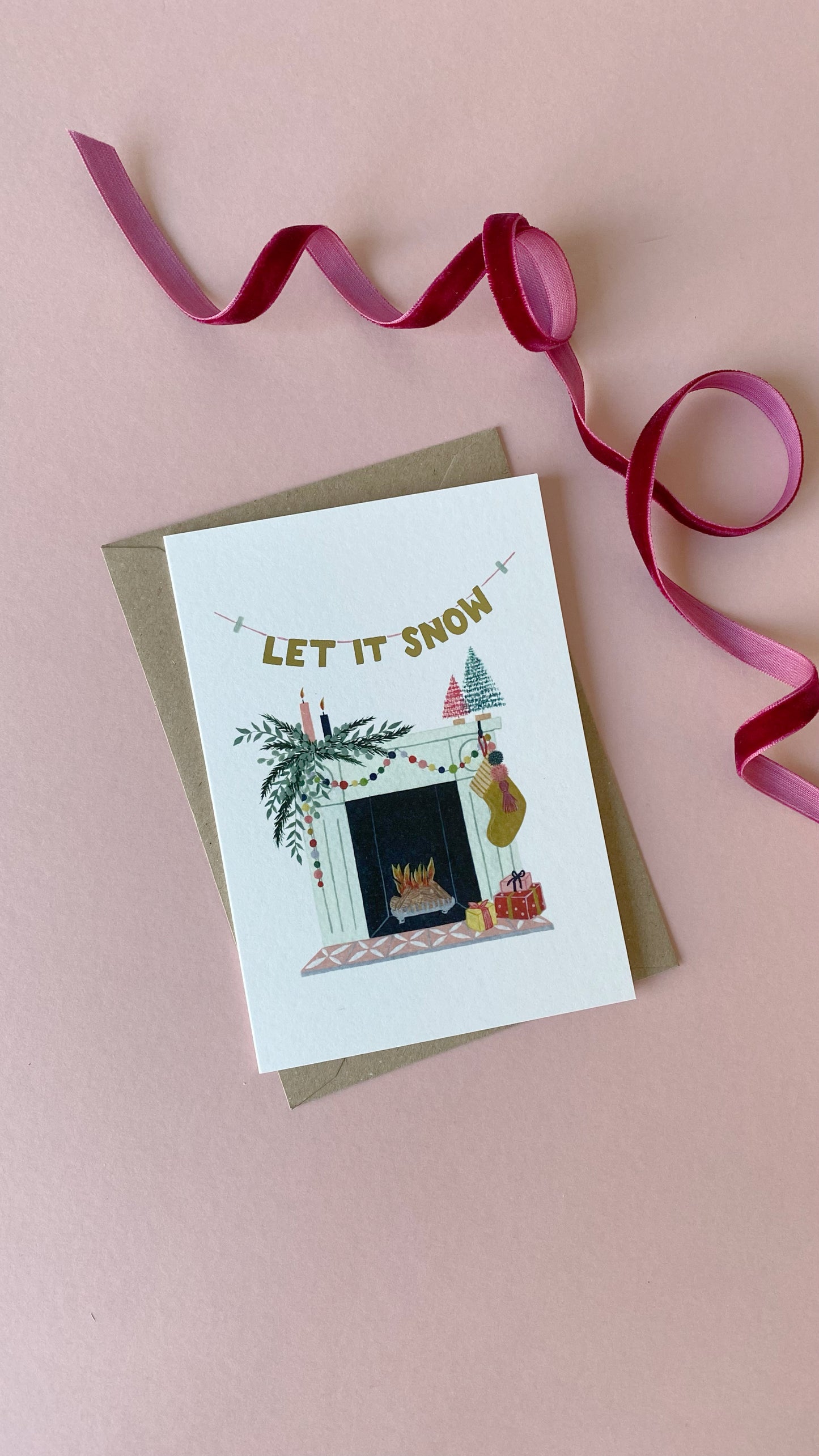 'Let it Snow' Christmas Card