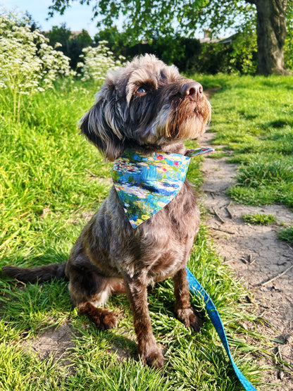 Monet Reversible Dog Bandana