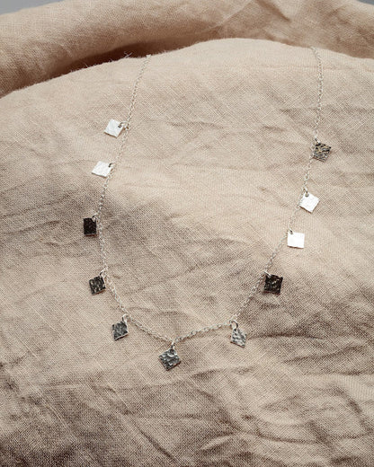 Celestial Squares Necklace