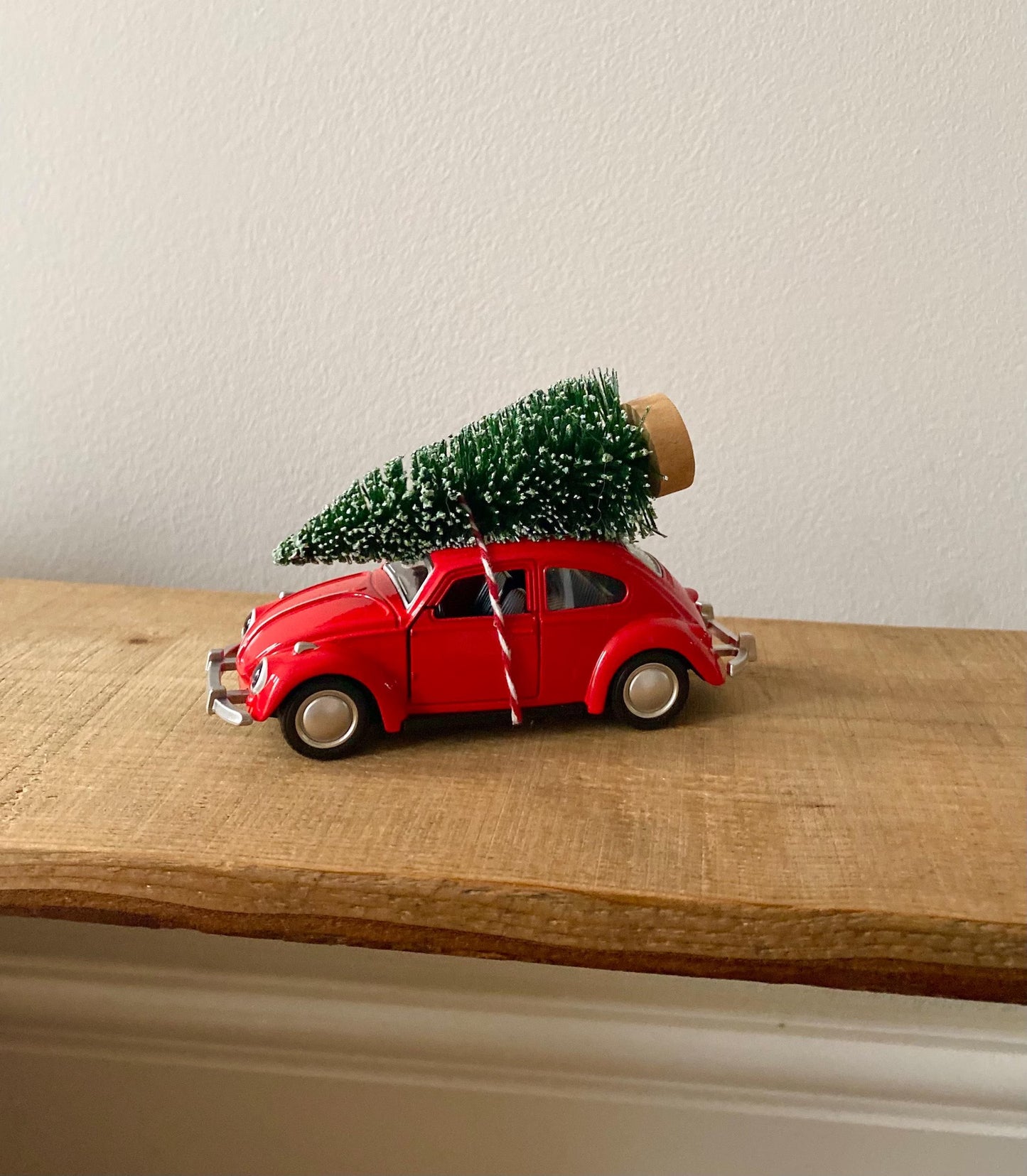 Festive Car with Tree Decoration