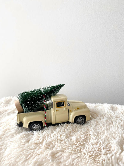 Festive Truck with Tree Decoration