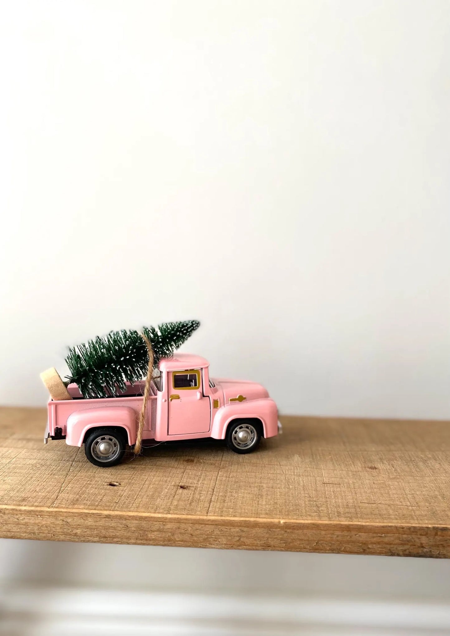 Festive Truck with Tree Decoration