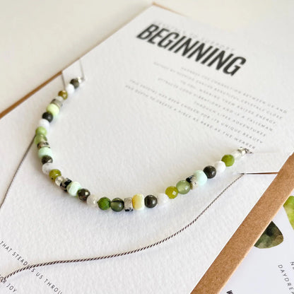 'Beginning' Crystal Necklace