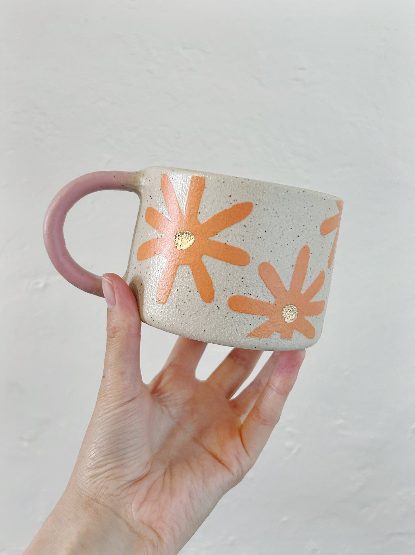 Coral Sunburst Mug