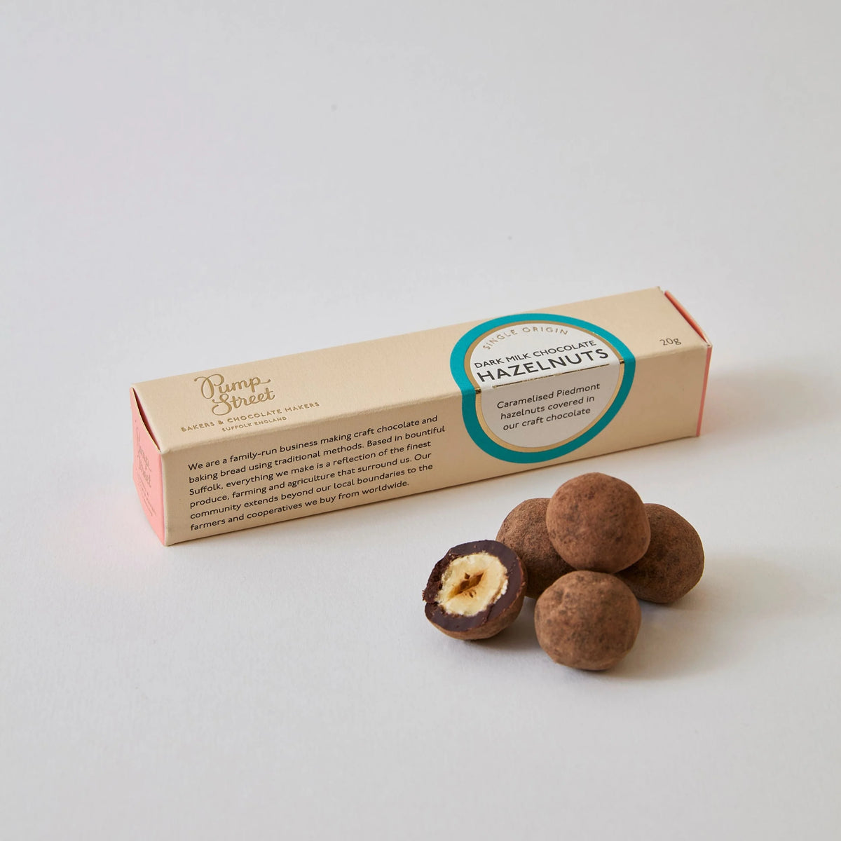 Dark Milk Caramelised Hazelnuts - Haiti 60%