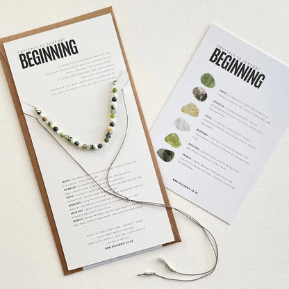 'Beginning' Crystal Necklace