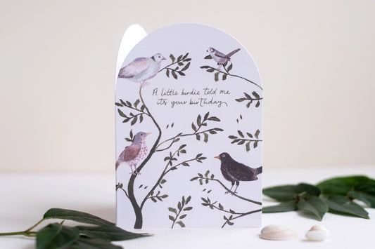 'A Little Birdie' Card
