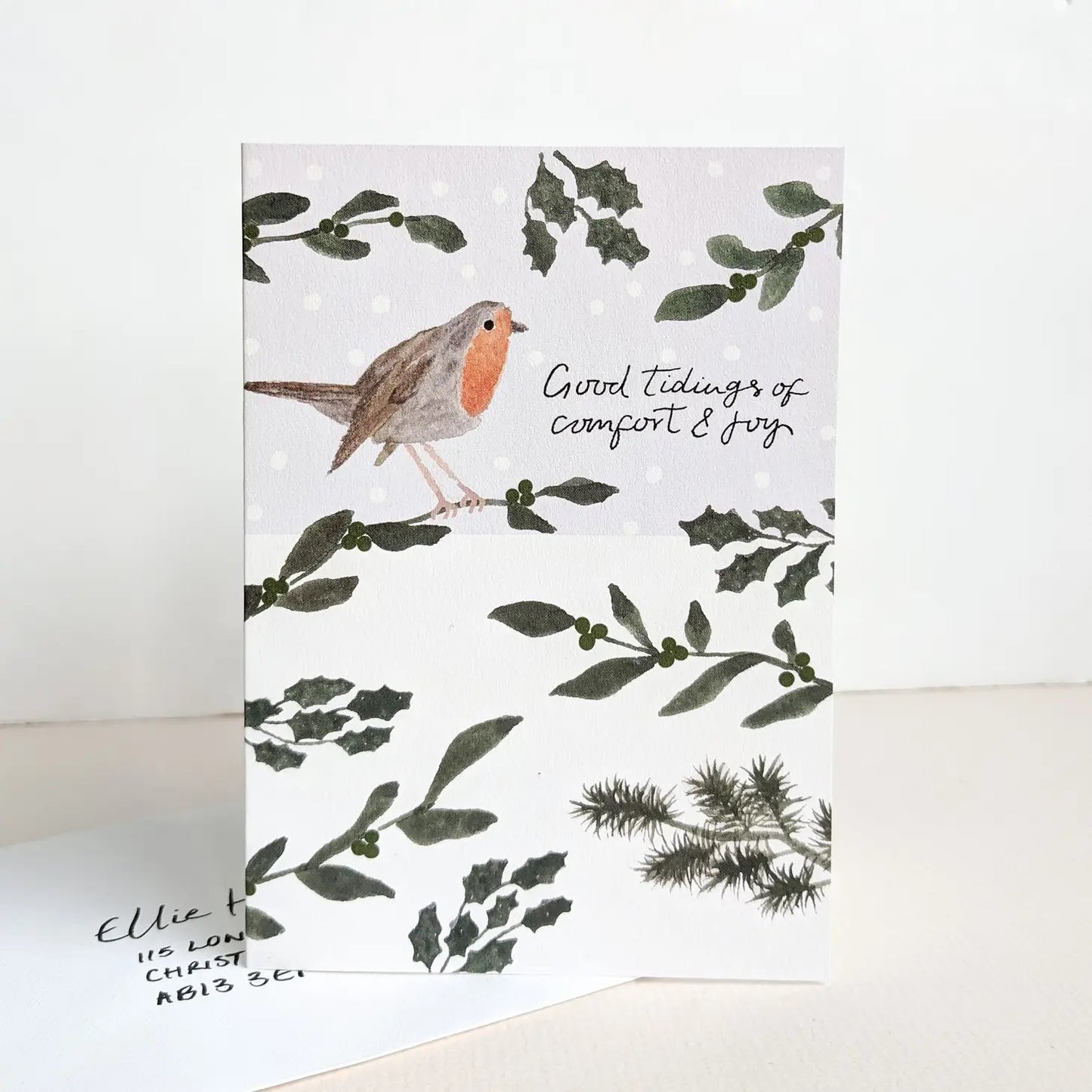 'Robin' Christmas Card