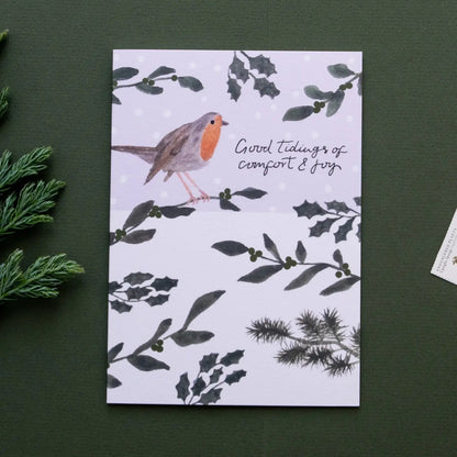 'Robin' Christmas Card