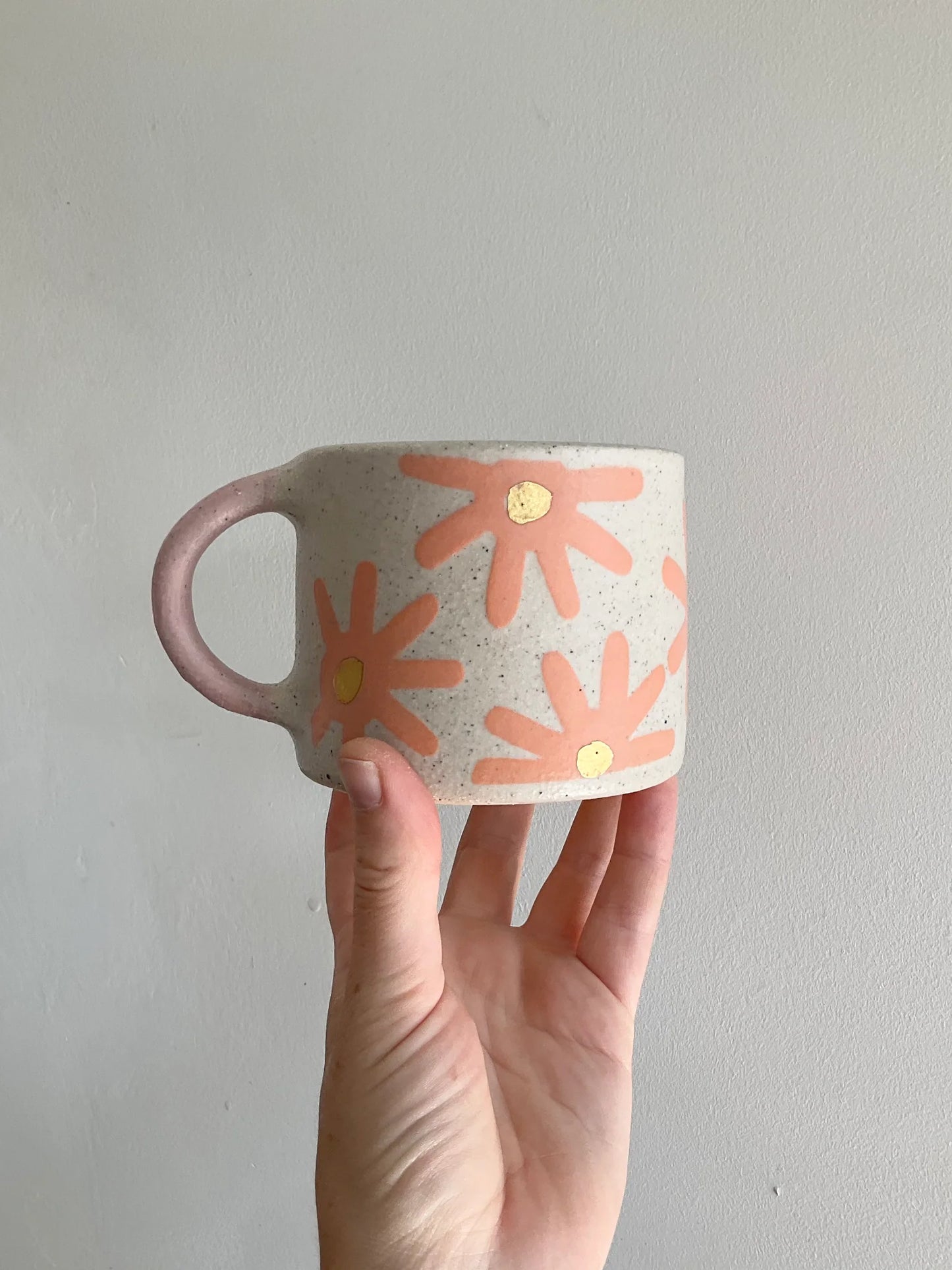 Coral Sunburst Mug