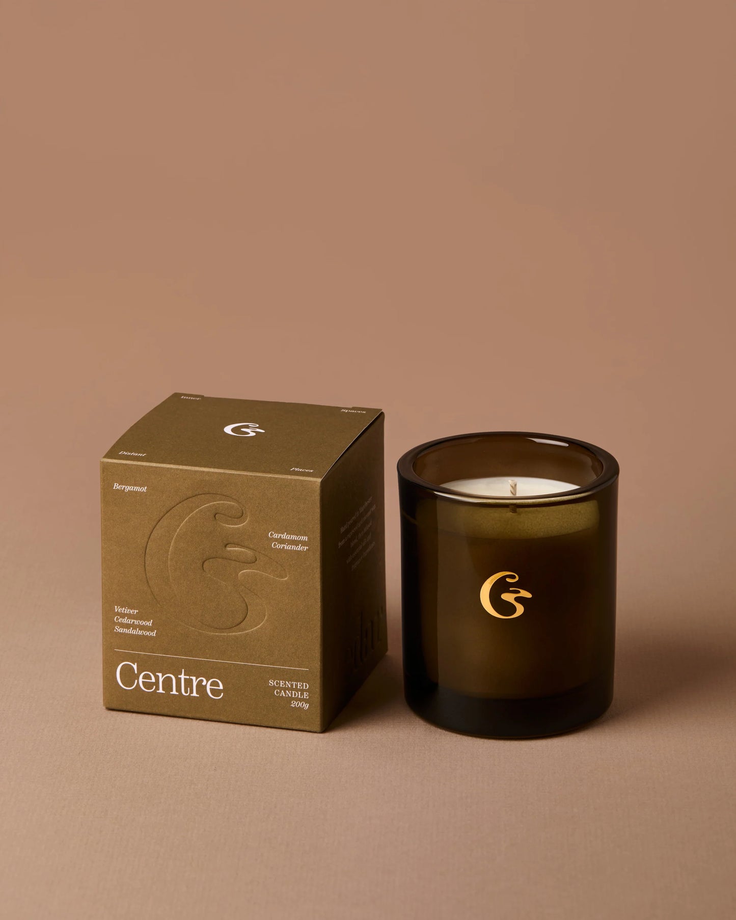 Centre Candle- Smokey Woods & Spice