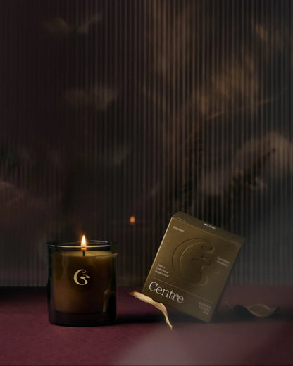 Centre Candle- Smokey Woods & Spice