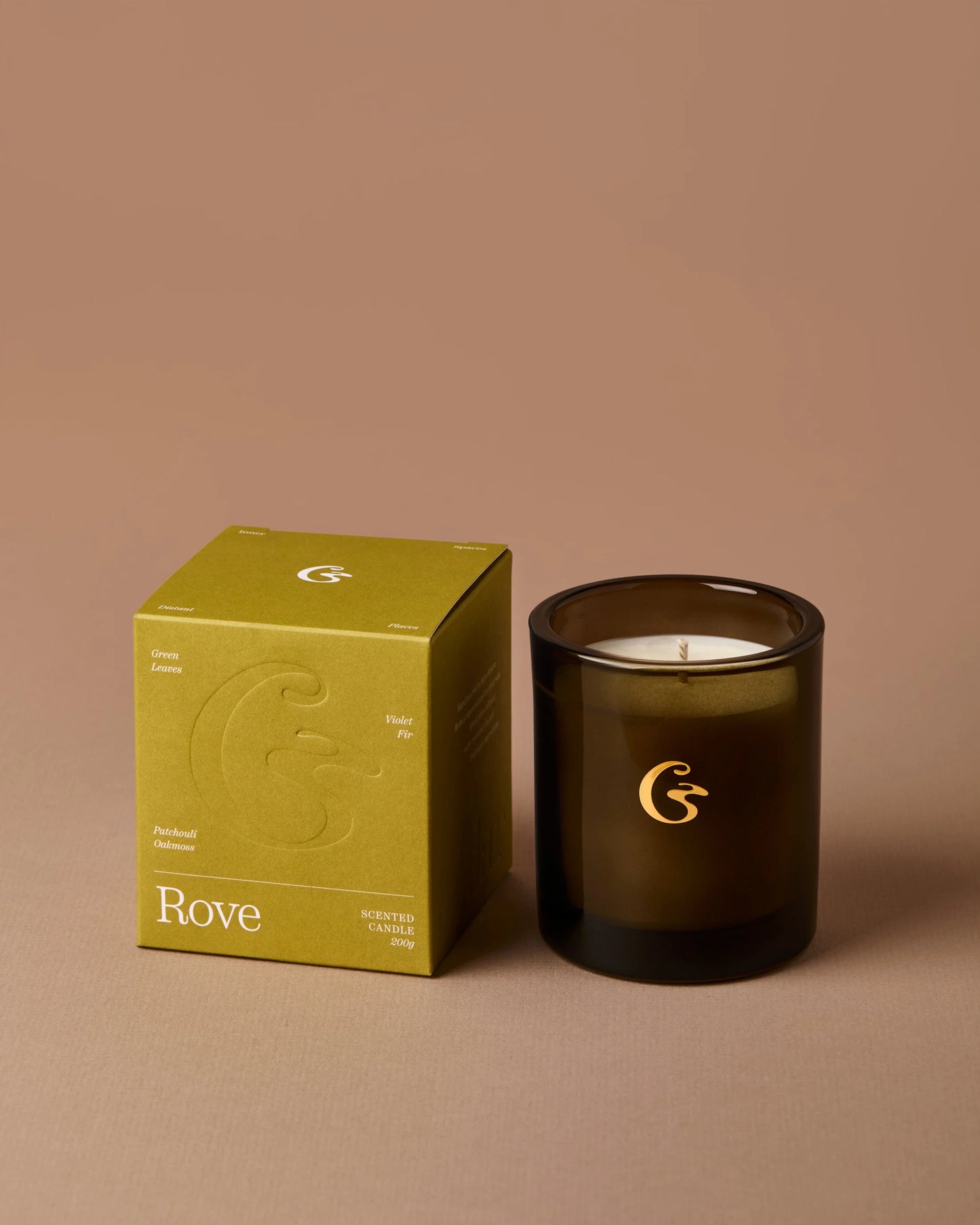 Rove Candle - Green Leaves & Earthy Woods
