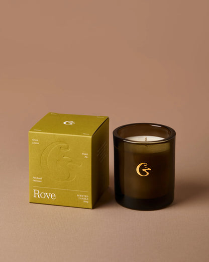 Rove Candle - Green Leaves & Earthy Woods
