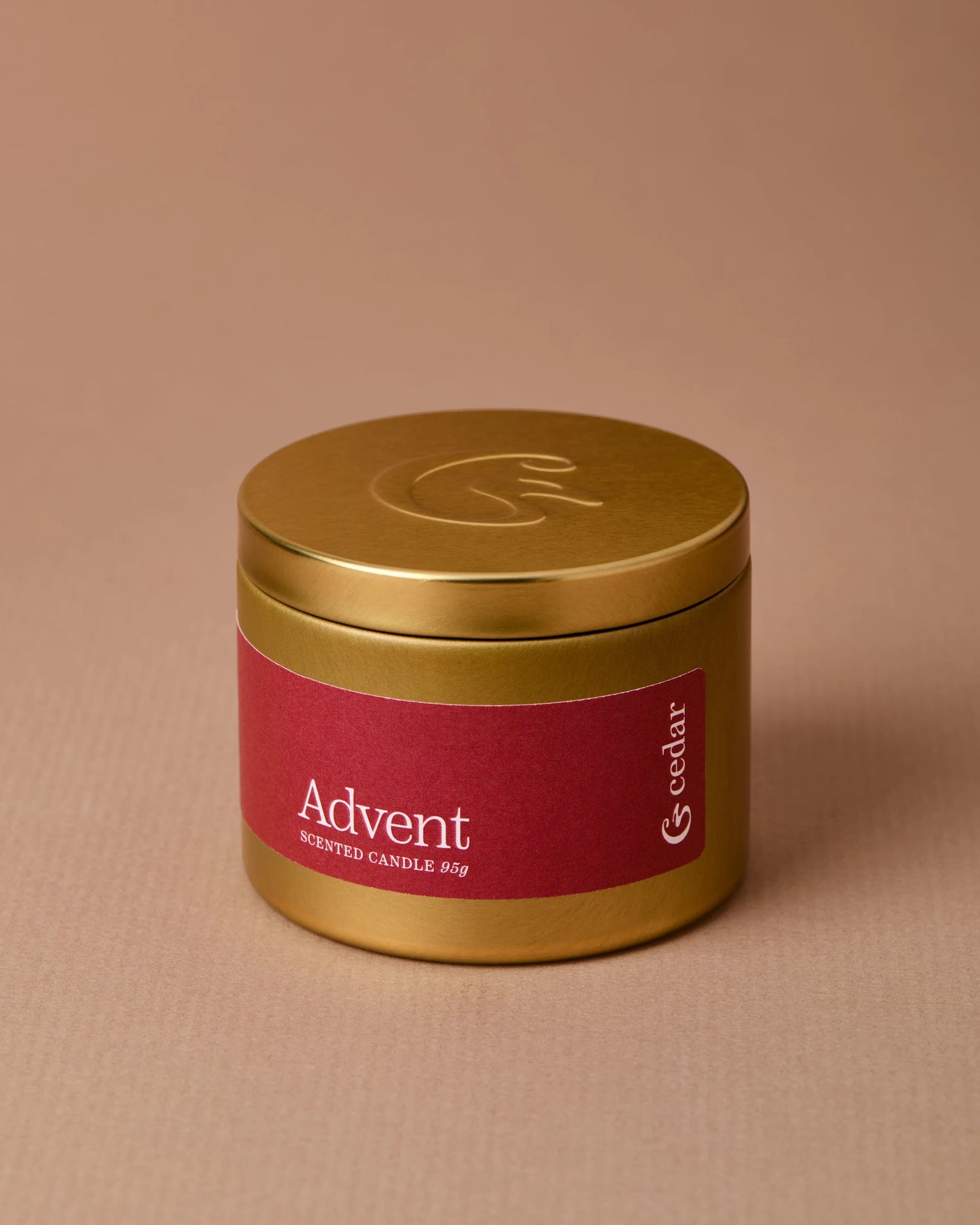 Advent Tin Candle
