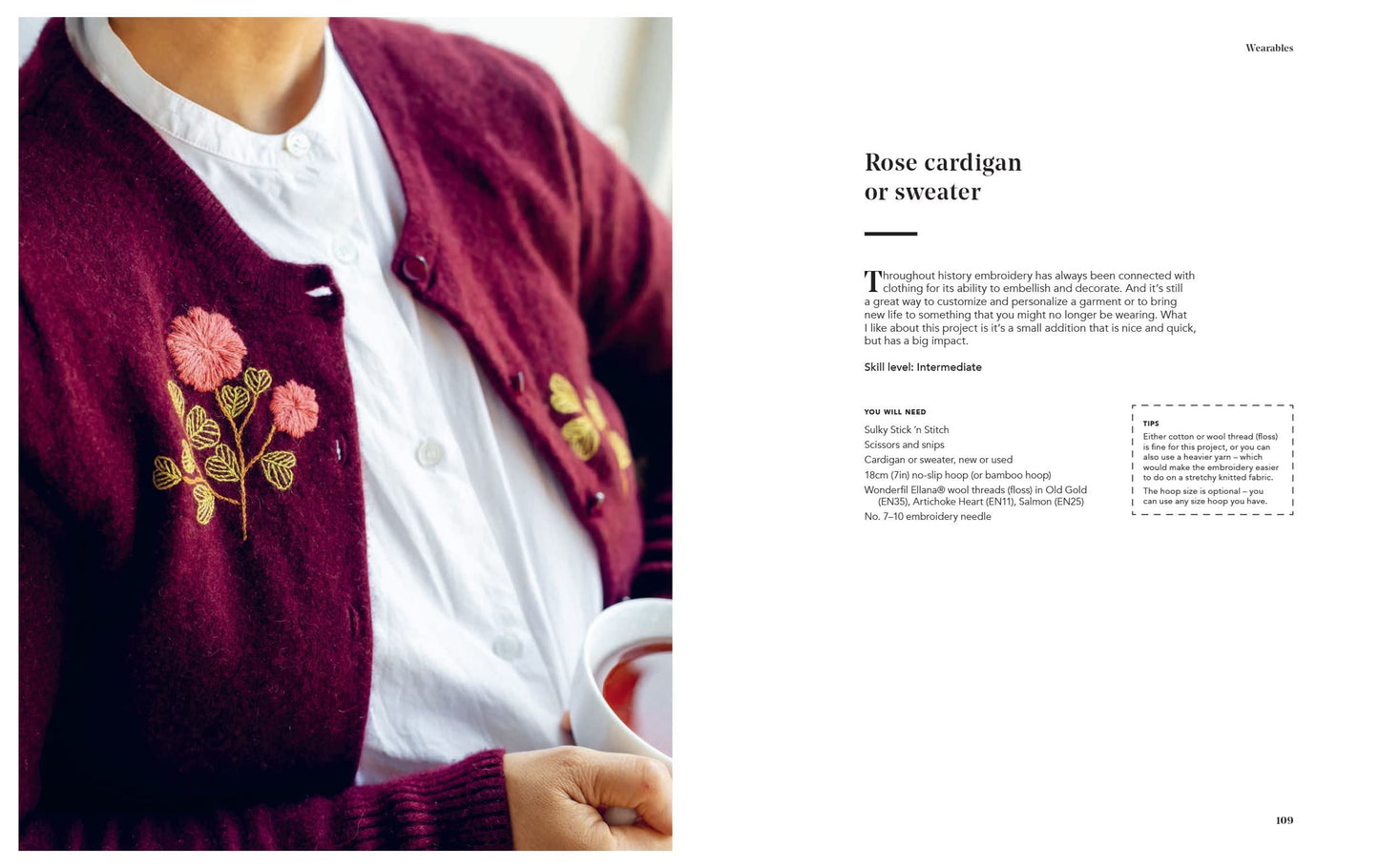 Embroidery: A Modern Guide To Botanical Embroidery