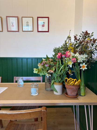 Flower Farming Talk & Hand Tied Bouquet Workshop - Thursday 17th September 14.00-16.30