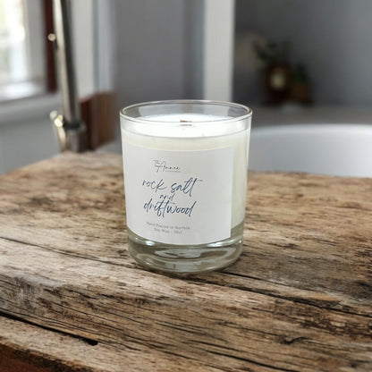 Rock Salt & Driftwood Soy Wax Candle