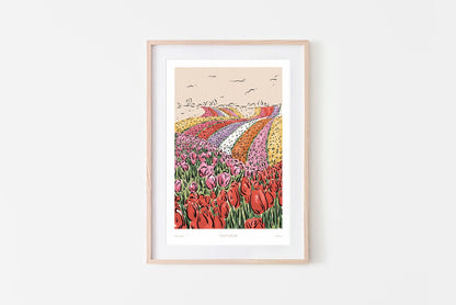 Tulip Fields Print