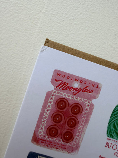 *Seconds* Knitting Greetings Card