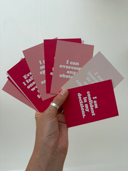 *Seconds* Affirmation Cards